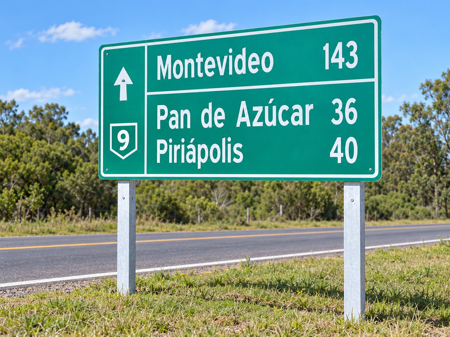 Señales para rutas · imagen de referencia
